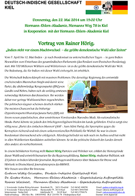 Vortrag von Rainer H�rig